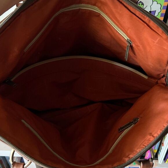 Ricardo Beverly Hills vintage Palm tree canvas weekend bag Tote bag luggage - Picture 6 of 6